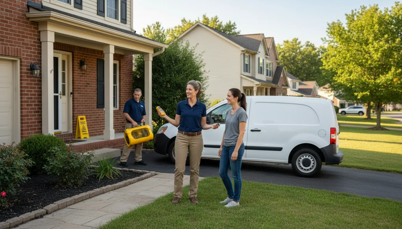 Water restoration image for Home Water Damage Repair in Greensburg, KS